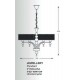 LAMPA WISZĄCA JEWELLERY, P1550-05A-F4B3, P1550-05A Zuma Line, żyrandol, klasyczna lampa, lampa glamour, zuma line