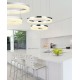 Lampa ZOLA 80/60 WHITE pendant 7105-2PL-8060 white acryl/metal Azzardo