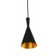 Lampa VITA BLACK/ GOLD pendant LP6005 BK/GO black/gold aluminiu Azzardo