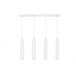 Lampa TUBO 4 WH pendant FH31144- AJ13-350-4WH white/chr Azzardo