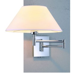 Lampa TRAPEZIO WHITE WALL MB2311-S WH whiteMetal/farbric Azzardo