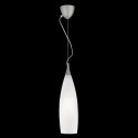 Lampa TESTA pendant MD 1028-1 metal/glass chrome/whi Azzardo