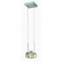 Lampa RUBIC 1 pendant 1798-1P metal/glass chrome Azzardo